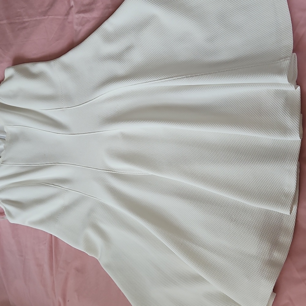 Bright White Tommy Hilfiger Sz 14 Sleeveless A-line Dress. EUC